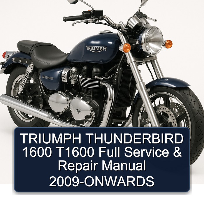 TRIUMPH THUNDERBIRD 1600 T1600 Full Service & Repair Manual 2009-ONWARDS