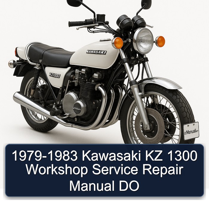1979-1983 Kawasaki KZ 1300 Workshop Service Repair Manual DO