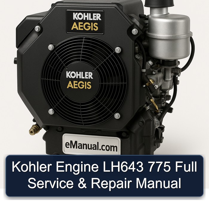 Kohler Engine LH643 775 Full Service & Repair Manual