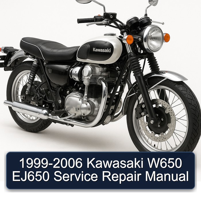 1999-2006 Kawasaki W650 EJ650 Service Repair Manual