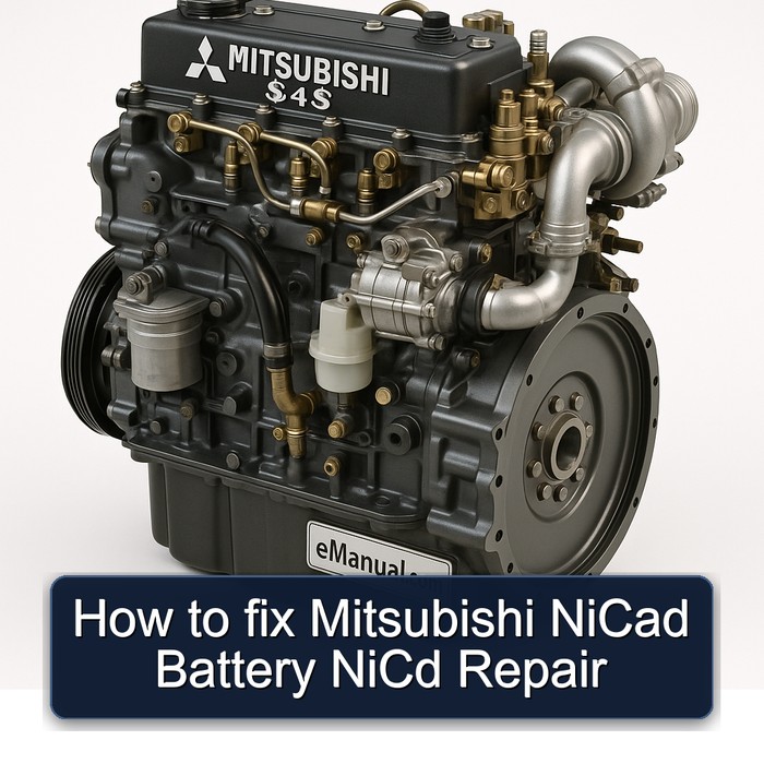 How to fix Mitsubishi NiCad Battery NiCd Repair