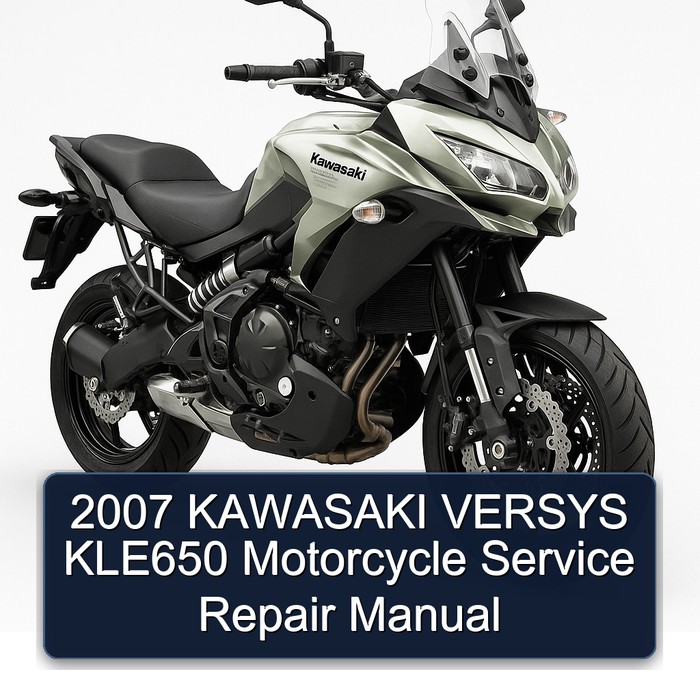 2007 KAWASAKI VERSYS KLE650 Motorcycle Service Repair Manual
