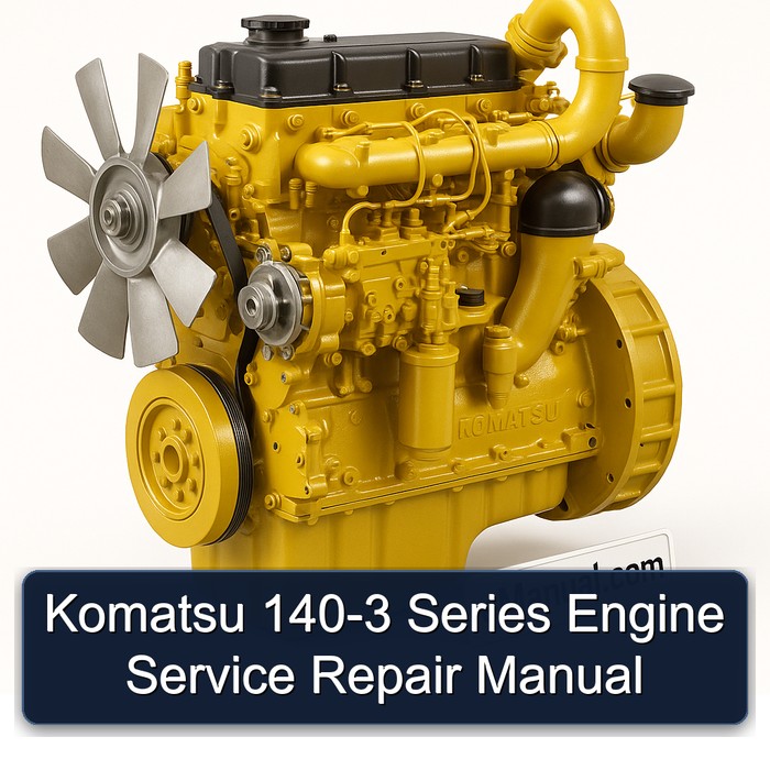 Komatsu 140-3 Series Engine Service Repair Manual