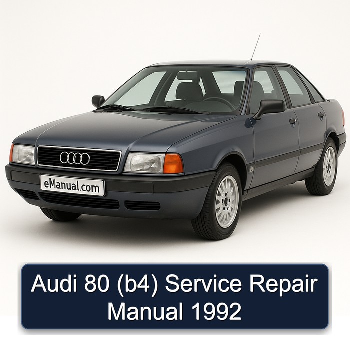 Audi 80 (b4) Service Repair Manual 1992