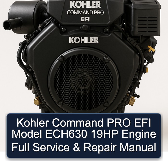 Kohler Command PRO EFI Model ECH630 19HP Engine Full Service & Repair Manual