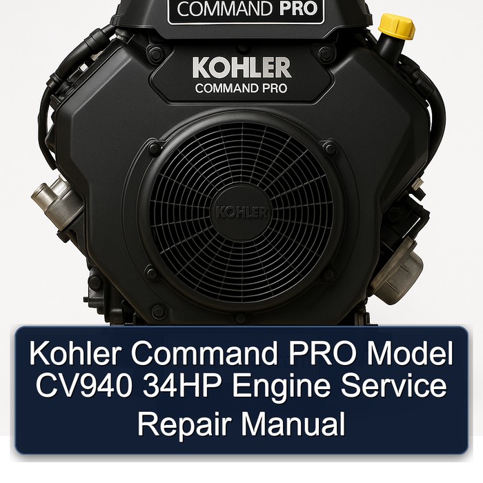 Kohler Command PRO Model CV940 34HP Engine Service Repair Manual