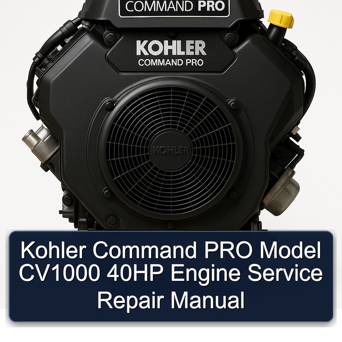 Kohler Command PRO Model CV1000 40HP Engine Service Repair Manual