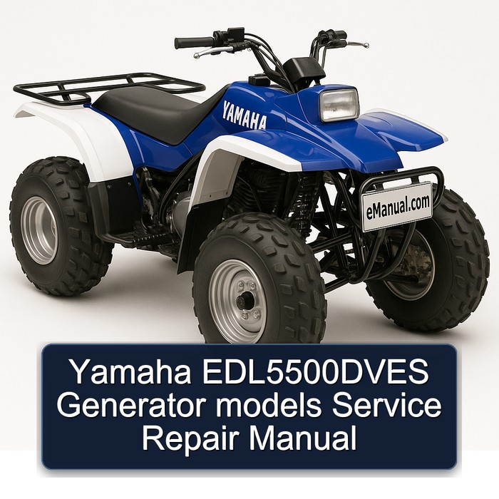 Yamaha EDL5500DVES Generator models Service Repair Manual