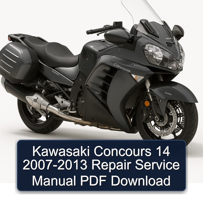 Kawasaki Concours 14 2007-2013 Repair Service Manual PDF Download