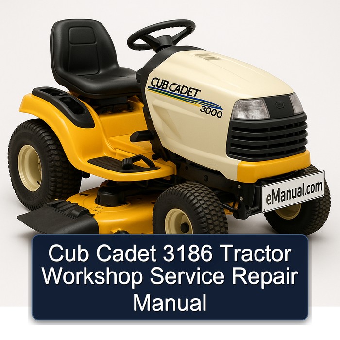 Cub Cadet 3186 Tractor Workshop Service Repair Manual