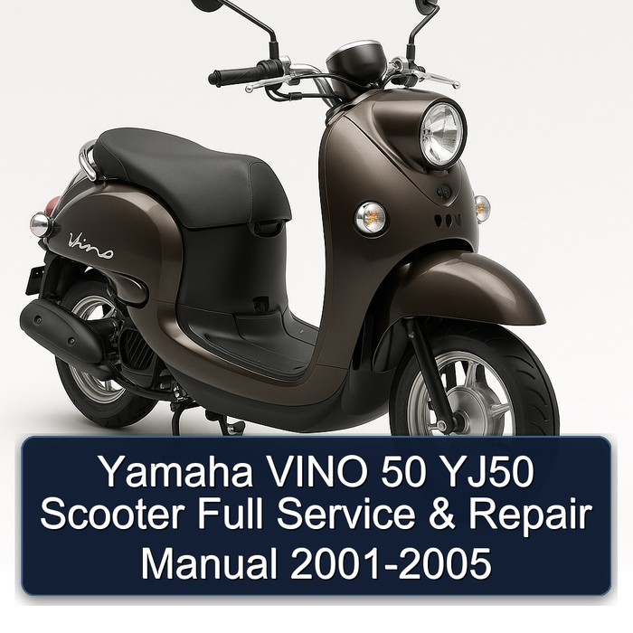 Yamaha VINO 50 YJ50 Scooter Full Service & Repair Manual 2001-2005