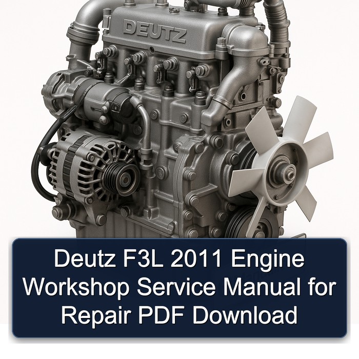 Deutz F3L 2011 Engine Workshop Service Manual for Repair PDF Download